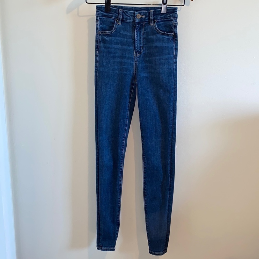 AMERICAN EAGLE curvy super high rise jegging